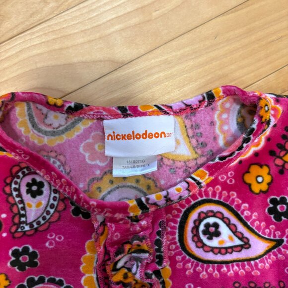 Dora the Explorer Y2K 2000s Long Sleeved Nickelodeon Size 5 Girls Pink Paisley - Picture 7 of 9